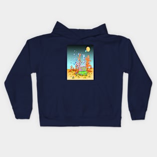 Flute Player Kids Hoodie